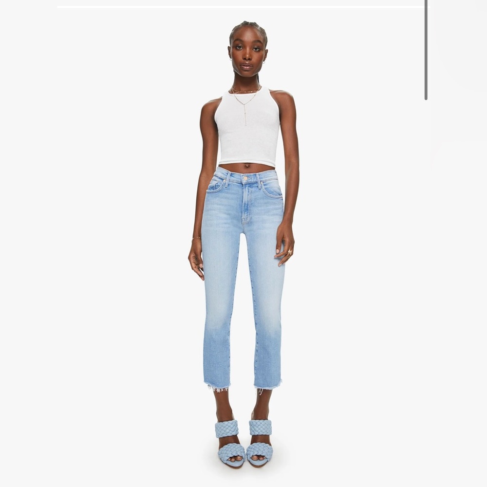 NWT Mother The Insider Crop Step Fray - Limited Edition
